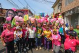 Apoiadoras da chapa Ordem e Progresso participam de caminhada com Alberto Neto e Maria do Carmo em Manaus