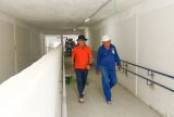 Prefeito David Almeida vistoria obras da Unidade de Saúde da Família no bairro Morro da Liberdade