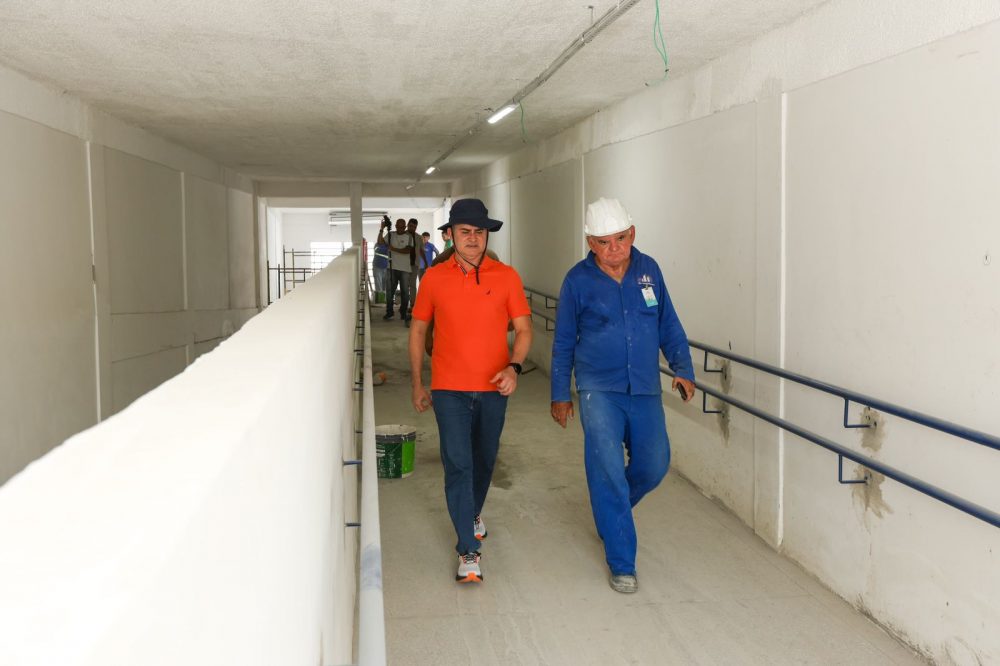 Prefeito David Almeida vistoria obras da Unidade de Saúde da Família no bairro Morro da Liberdade Prefeito David Almeida vistoria obras da Unidade de Saúde da Família no bairro Morro da Liberdade