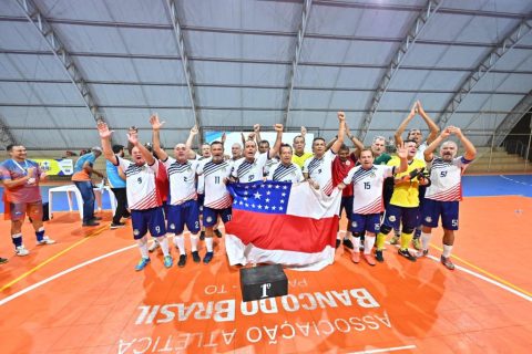 TCE-AM conquista ouro inédito no futsal sênior durante competição em Tocantins