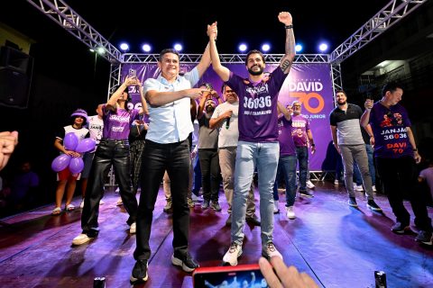 Em comício com apoiadores, David Almeida garante que “o melhor para Manaus ainda está por vir”