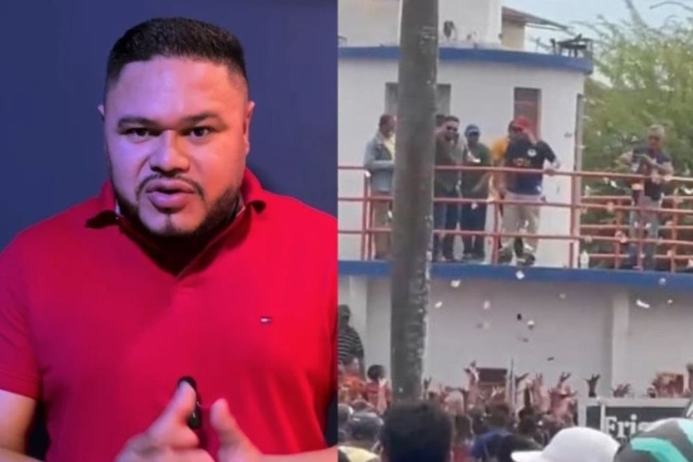 Candidato a prefeito de Coari que fez 'chuva de dinheiro' &eacute; solto ap&oacute;s pagamento de fian&ccedil;a