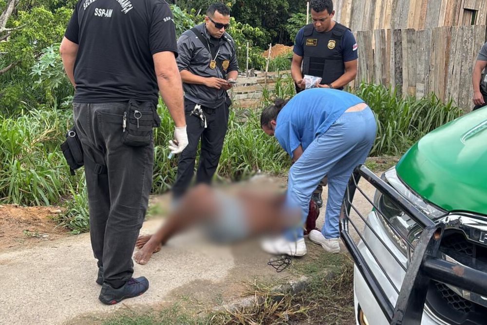 Com marcas de tiros e m&atilde;os amarradas, homem &eacute; encontrado morto em &aacute;rea de mata no bairro Cidade Nova