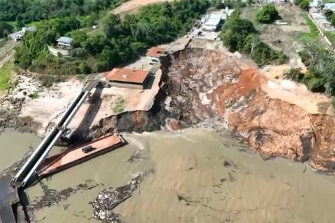DNIT é multado em R$ 3 milhões por desbarrancamento de porto em Manacapuru