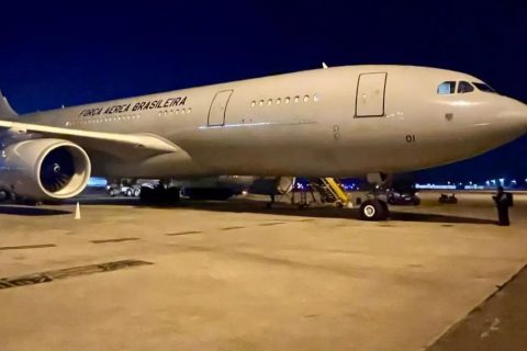 Com 211 repatriados do Líbano, quarto voo da FAB chega a São Paulo