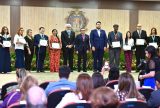 Conselheiros do TCE-AM são homenageados com a Medalha do Mérito Acadêmico no TJAM