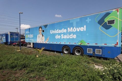Carretas da Saúde e de Tomografia realizam mais de 300 exames na Zona Norte de Manaus