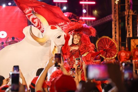 Garantido apresenta espetáculo contagiante durante o Boi Manaus 2024