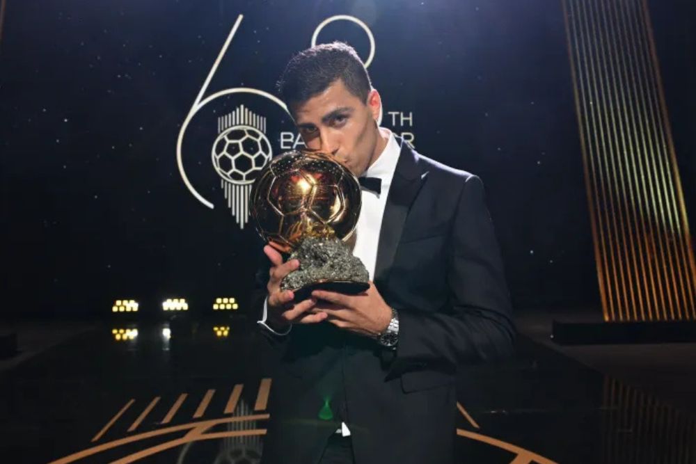 Espanhol Rodri supera Vini Jr. e leva Bola de Ouro Espanhol Rodri supera Vini Jr. e leva Bola de Ouro