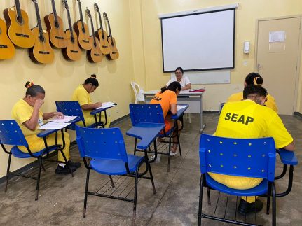 Mais de 1.700 internos do Sistema Penitenciário realizarão as provas do Encceja 2024 no Amazonas