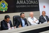Wilson Lima reúne-se com representantes do comércio para debater regulamentação da reforma tributária