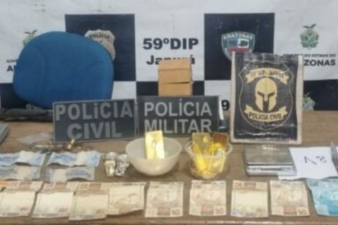 Dupla é presa com mais de 2 kg de ouro em Japurá