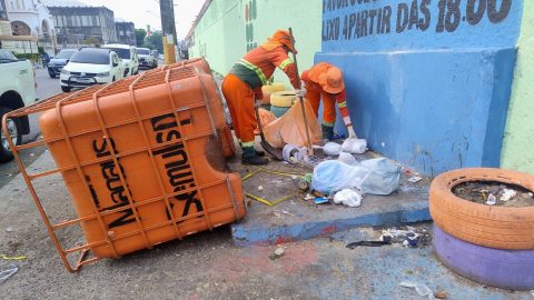 Ações de limpeza e organização são intensificadas no Centro de Manaus