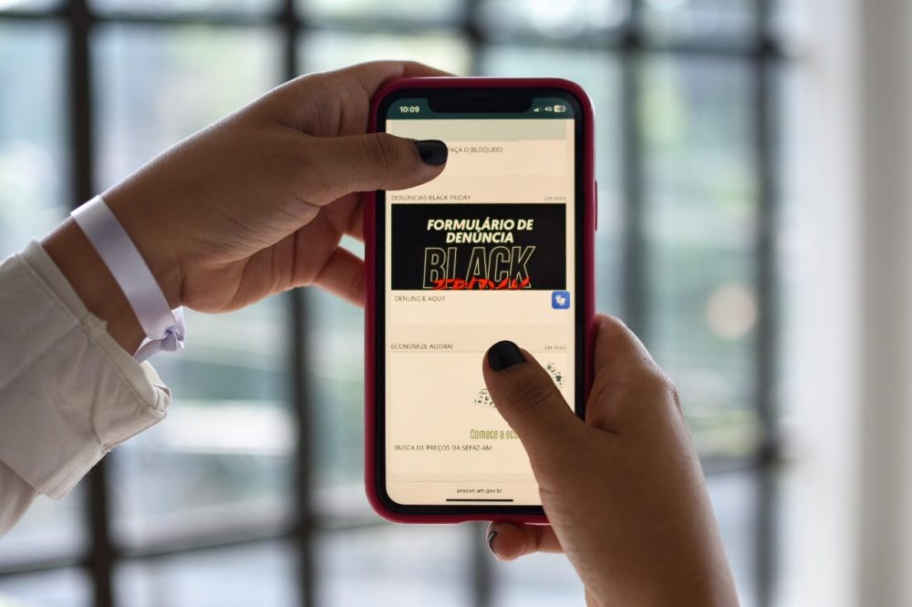 Procon-AM lança formulário de denúncias para combater possíveis práticas abusivas e fraudes na Black Friday Procon-AM lança formulário de denúncias para combater possíveis práticas abusivas e fraudes na Black Friday