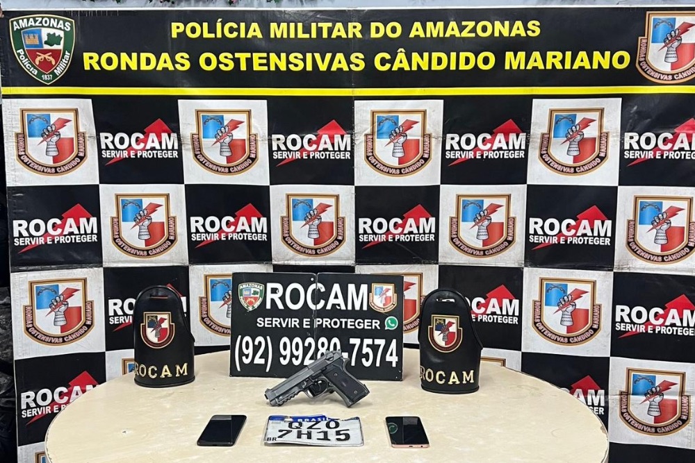 Assaltante é preso em flagrante enquanto roubava trabalhadores na Zona Leste de Manaus Assaltante é preso em flagrante enquanto roubava trabalhadores na Zona Leste de Manaus