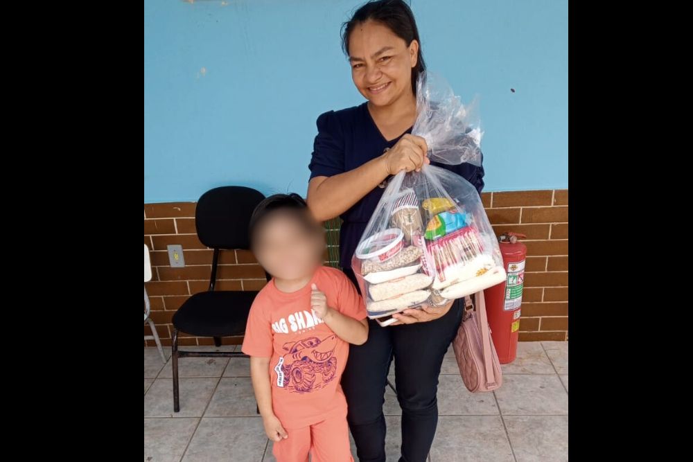 Campanha de Natal arrecada cestas básicas para alimentar crianças em vulnerabilidade social