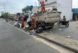 Prefeitura realiza limpeza após Réveillon em Manaus