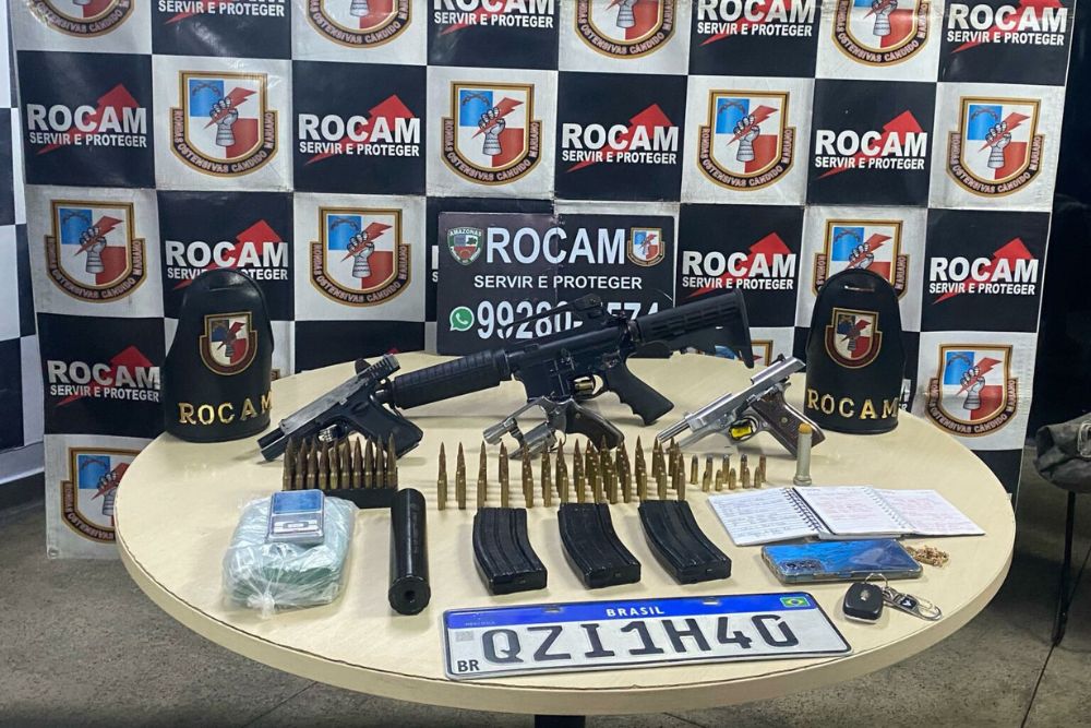 Pol&iacute;cia desarticula quadrilha de assalto e fornecimento de armas em Manaus