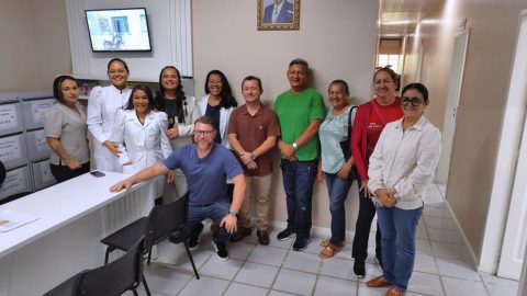 Em primeira agenda como prefeita em exercício, Vanessa Gonçalves visita Ambulatório Municipal de Especialidades de Parintins