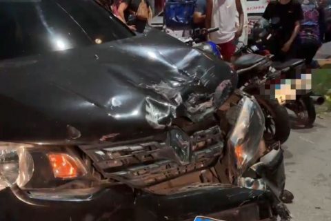 Motorista de App fica ferido após acidente de trânsito no bairro Flores