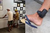 Homem volta à prisão após danificar e atear fogo em tornozeleira em Manaus