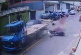Acidente com caminhão mata motociclista de APP no bairro Japiim