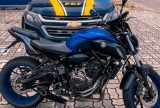 PRF flagra motociclista com placa adulterada na BR-174