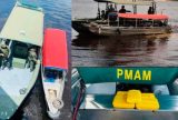 Trio é preso com cinco tabletes de cocaína na Orla Fluvial de Manaus