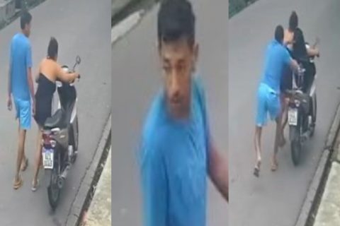 Suspeito rouba mulher que empurrava moto sem gasolina no bairro Alvorada