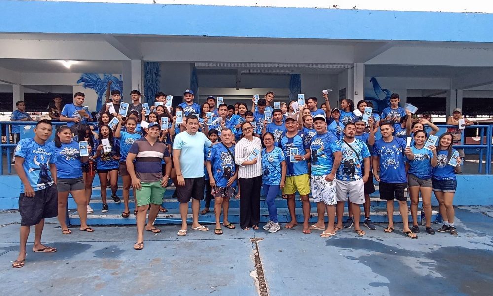 Boi Caprichoso e Ra&ccedil;a Azul fortalecem compromisso social com a&ccedil;&atilde;o educativa