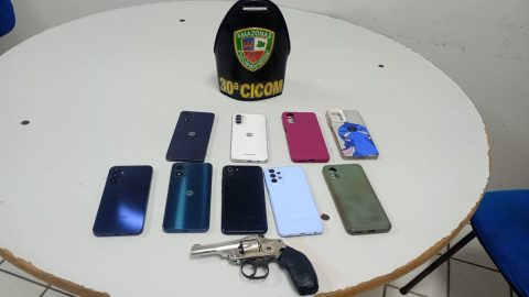 Adolescentes são apreendidos com seis celulares roubados na Zona Leste de Manaus