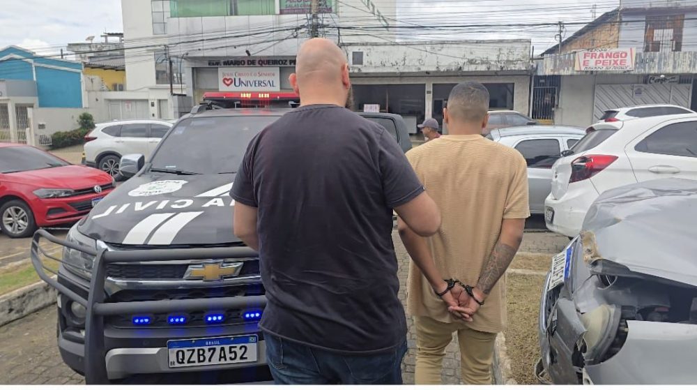 Suspeito de balear advogado é preso em Manaus Suspeito de balear advogado é preso em Manaus