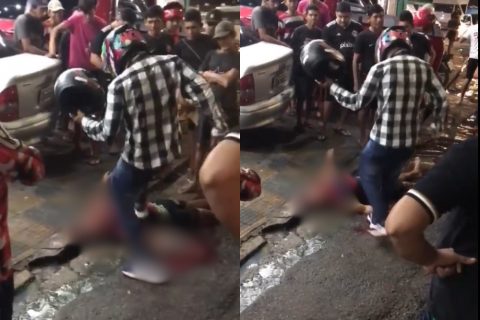 Suspeito de roubar moto é espancado até a morte no bairro Jorge Teixeira
