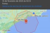 Alerta de terremoto assusta moradores de SP e RJ; USP nega tremor