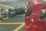 Grávida está entre as três pessoas feridas em um acidente na Avenida Constatino Nery