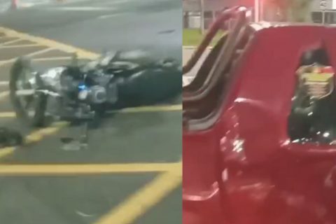 Grávida está entre as três pessoas feridas em um acidente na Avenida Constatino Nery