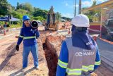 Águas de Manaus divulga cronograma semanal de obras de esgoto; confira