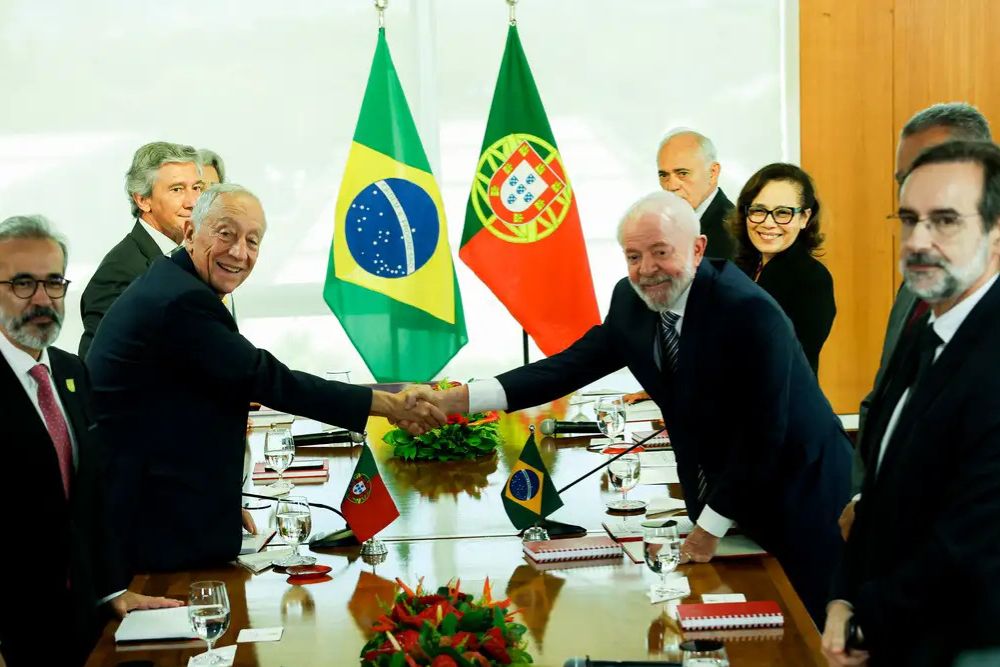Presidentes do Brasil e Portugal se re&uacute;nem para fortalecer coopera&ccedil;&atilde;o