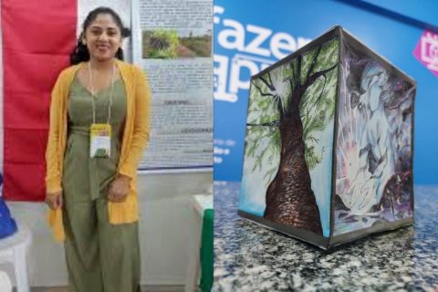 Professora de escola estadual de Codajás é finalista do Prêmio Professor Porvir