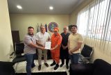 Corpo de Bombeiros, prefeito de Envira e vereadores de Codajás discutem implantação de bases da corporação