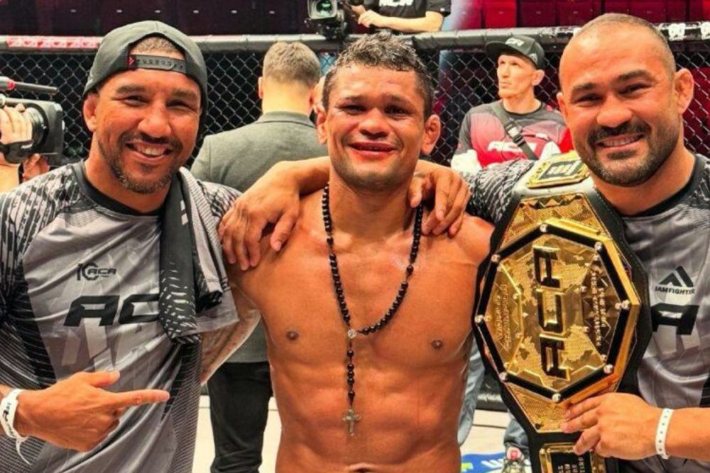 Lutador amazonense Josiel 'Açogueiro' Silva conquista cinturão do MMA na Rússia Lutador amazonense Josiel 'Açogueiro' Silva conquista cinturão do MMA na Rússia