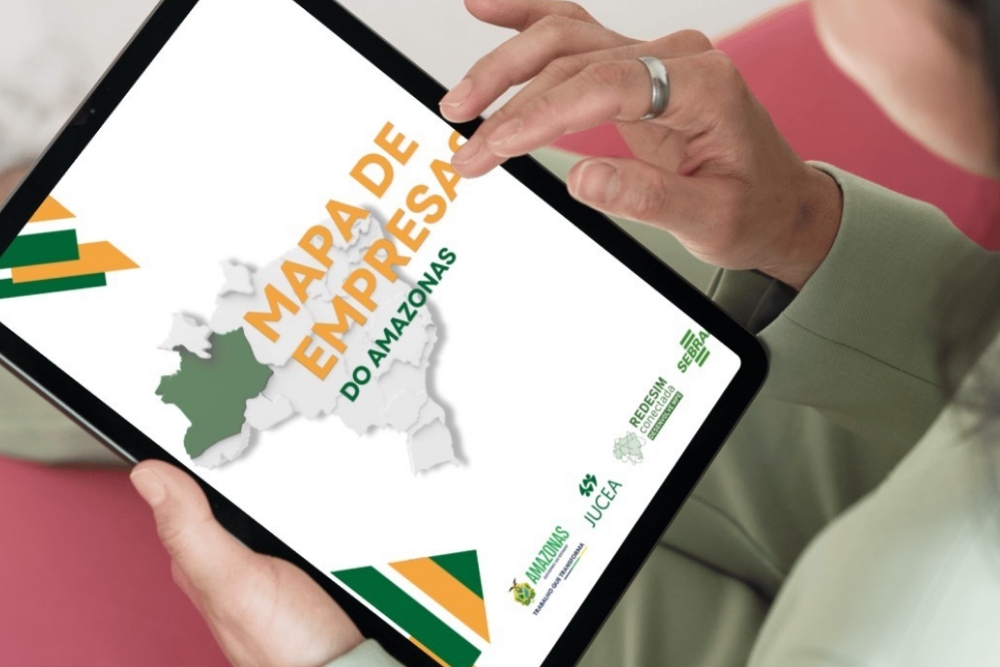 Amazonas lança Mapa de Empresas com dados oficiais dos registros mercantis Amazonas lança Mapa de Empresas com dados oficiais dos registros mercantis