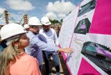 Governador Wilson Lima vistoria obras da Casa da Mulher Brasileira em Manaus