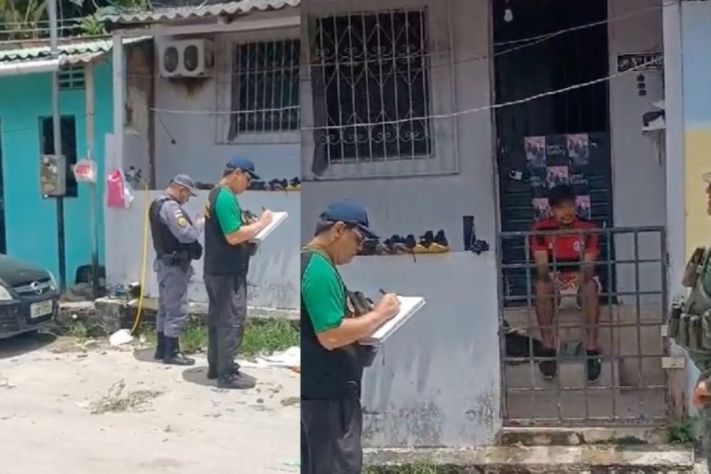 Homem é preso por maus-tratos a dois cachorros na zona Norte de Manaus Homem é preso por maus-tratos a dois cachorros na zona Norte de Manaus