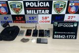 Polícia prende trio após denúncia de disparo de arma de fogo e tráfico de drogas na zona norte