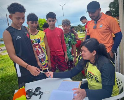 Estudantes do Mocambo participam de seletiva de atletismo para Jogos Escolares de Parintins