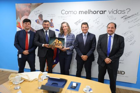Governador Wilson Lima se reúne com ministro Waldez Góes para apresentar ações de prevenção contra fenômenos climáticos no Amazonas