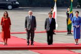 Lula e Janja são recebidos por casal imperial do Japão