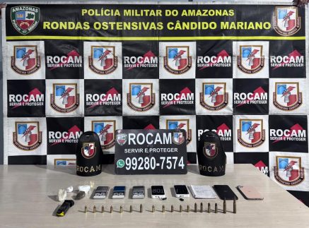 Casal é preso por tráfico e posse de munição de uso restrito em Manaus