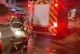 Princípio de incêndio mobiliza Corpo de Bombeiros no bairro Santo Antônio em Manaus